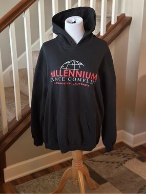 Black Millennium Hoodie - D1015